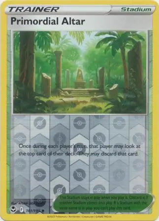 Silver Tempest Primordial Altar #161/195 reverse holo